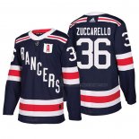 Maillot Hockey New York Rangers Mats Zuccarello Authentique 2018 Winter Classic Bleu