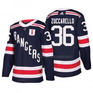 Maillot Hockey New York Rangers Mats Zuccarello Authentique 2018 Winter Classic Bleu