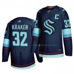 Maillot Hockey Seattle Kraken Primary Authentique Bleu