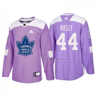 Maillot Hockey Toronto Maple Leafs Morgan Rielly 2018 Fights Cancer Volet