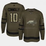 Maillot Hockey Washington Capitals Brett Connolly 2018 Salute To Service Vert Militar